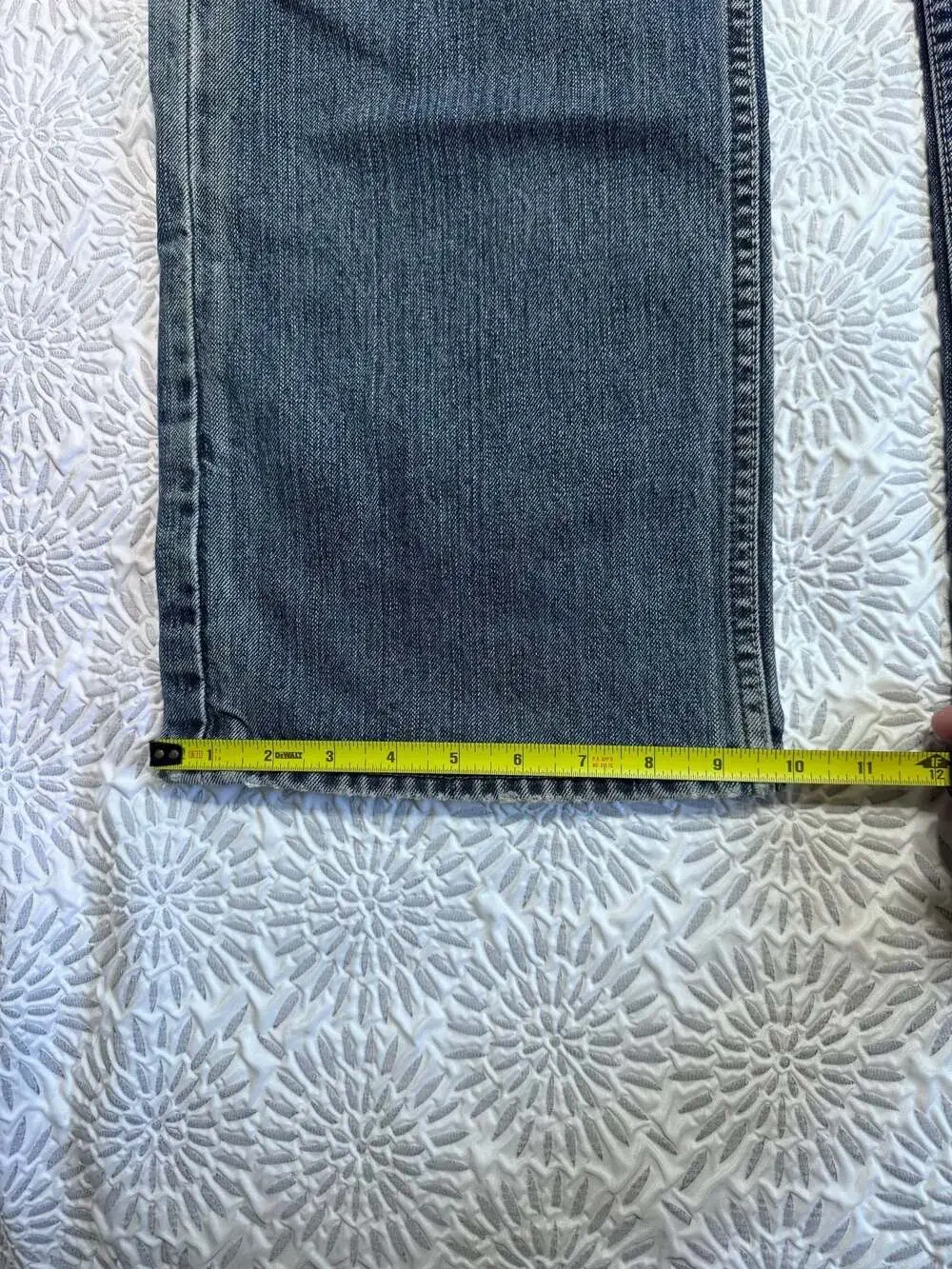 Banana Republic Relaxed Fit Distressed Medium Wash Denim Jeans Men's 35x34